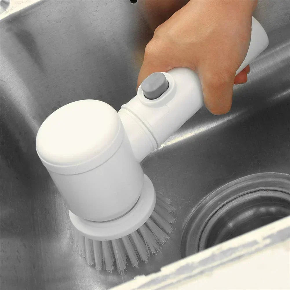 "5-in-1 Cleaning Magic Electric Brush – Powerful, Rechargeable & Effortless Deep Cleaning Tool"